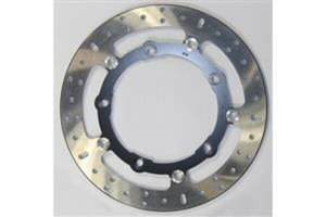 Round Pro-lite Brake Rotor Silver, Stainless Steel, Zinc, 1, nordicamoto.ro