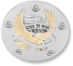Live To Ride Points Cover Gold