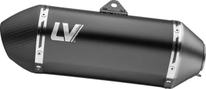Tobă de eșapament LeoVince LV-14 Black Edition Slip-On pentru Triumph Tiger 900, 2, nordicamoto.ro
