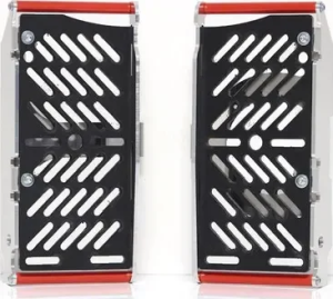 Xtrem Radiator Guards Black, nordicamoto.ro