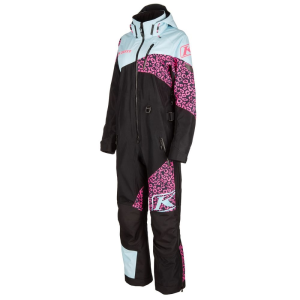 Combinezon Dama Snowmobil Klim Shredsa One-Piece Crystal Blue - Knockout Pink Non-Insulated