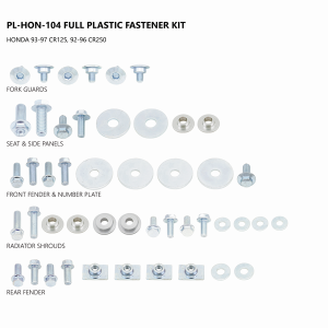 Full Plastic Fastener Kit Steel