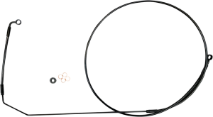 Xr Stainless Dot Brake Line Kit Black, Black Pearl