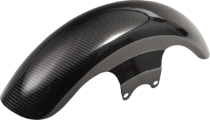 Carbon Front Mid Length Fender Black, 1, nordicamoto.ro