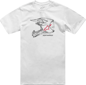 Mx Helmet Csf T-shirt White 