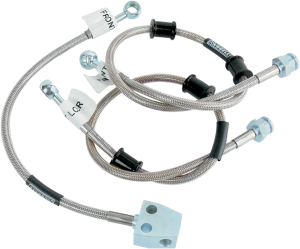 Front And Rear Brake Lines Silver