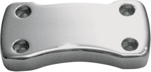 Billet Aluminum Top Handlebar Clamp Silver