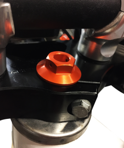 Steering Nut Orange, 3, nordicamoto.ro