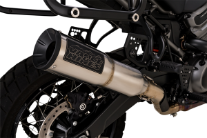 Adventure Hi-output 450 Slip-on Muffler Silver, 1, nordicamoto.ro