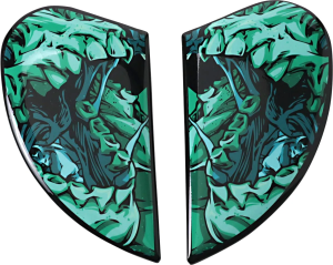 Placi laterale casca Icon Airform™ Black/Pink/Teal