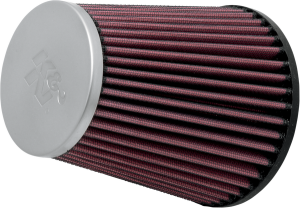 Universal Clamp-on Air Filter Black, Red