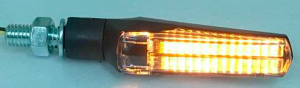 E-marked Led Light Guide Indicator Lights Chrome