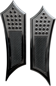 Front Floorboards Black, 1, nordicamoto.ro