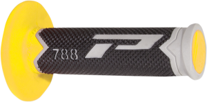 Triple Density Grips Black, Gray, Yellow, 1, nordicamoto.ro