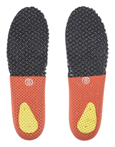 Tech 10 Footbed Inserts Black, Orange, Yellow