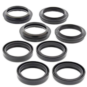 Set garnitură de ulei/garnitură antipraf pentru furcă, negru, 1, nordicamoto.ro