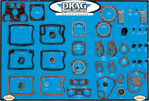 Gasket, Seal And O-ring Display For Big Twin Motors, 1, nordicamoto.ro