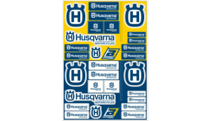 Kit stickere logo Husqvarna