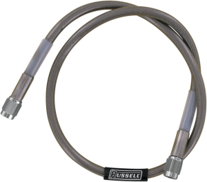 Street Legal Universal Brake Lines Silver, Clear-coated