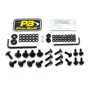 Fairing Bolt Kit For Kawasaki Black, 1, nordicamoto.ro