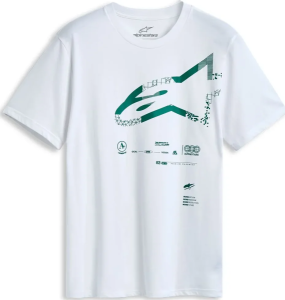 Tricou Alpinestars Geografica Csf White L, 1, nordicamoto.ro