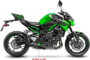 Tobă de eșapament LeoVince LV Corsa S Full Black Slip-On pentru Kawasaki Z900, 2, nordicamoto.ro