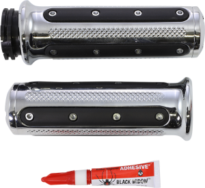 Heavy Industries Grips Silver, 1, nordicamoto.ro