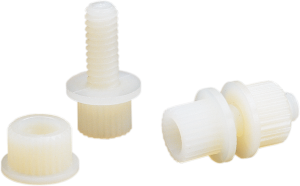 Nylon License Plate Fasteners White, 1, nordicamoto.ro