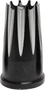 Excalibur Valve Stem Cap Black, Anodized, 1, nordicamoto.ro