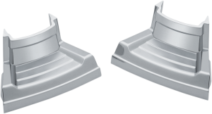 Spark Plug Head Bolt Cover Silver, Chrome, 1, nordicamoto.ro