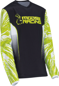 Tricou copii Moose Racing Agroid Hi-Viz/Black