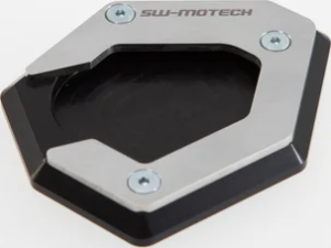 Extensie pentru piciorul suportului lateral, negru, argintiu