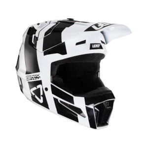 Casca Copii Leatt Moto 3.5 2025 V24 Negru/Alb, nordicamoto.ro