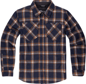 Upstate Riding Flannel Shirt Orange M, 1, nordicamoto.ro