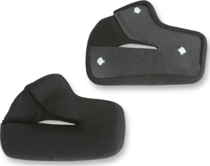 Cheekpads S10 Q2 Bk Lg 28 Black, 1, nordicamoto.ro