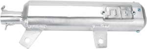 Type Ii Oval Atv Silencer Silver