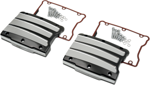 Rocker Box Covers Black, Silver