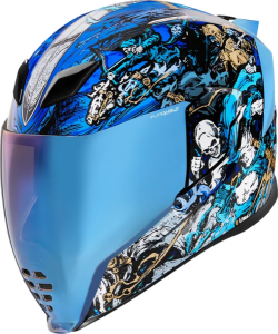 Casca Icon Airflite™ 4 Horsemen Black/Blue/Gold/White