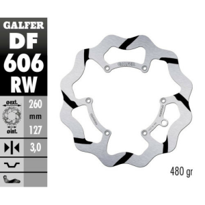 Disc frana fata KTM 250MX-625EXC Galfer Grooved