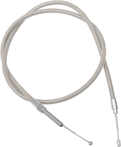 High-efficiency Braided Stainless Steel Clutch Cable Silver +152 mm (6''), 1, nordicamoto.ro