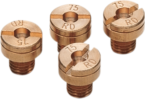 A-bax Precision Mikuni-style Slot Head (sj Prefix) Main Jet Brass, 1, nordicamoto.ro