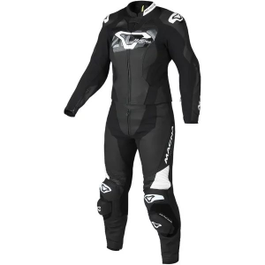 Combinezon de piele dama 2 piese MACNA BLITZ Negru 36, 3, nordicamoto.ro