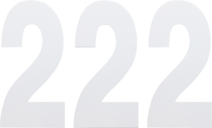 Standard Numbers White, 1, nordicamoto.ro