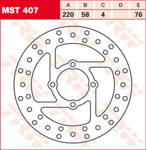 Round Fixed Brake Rotor 220-250mm Steel, 1, nordicamoto.ro