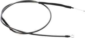 Clutch Cable Two-piece Stainless Chrome Black Black, 1, nordicamoto.ro