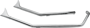 1-3/4(r) Upsweep Fishtail Drag Pipes Chrome, 2, nordicamoto.ro