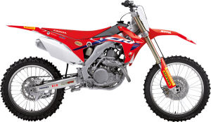 Blackbird Racing Replica Team Honda Hrc 2022 Graphics Kit With Seat Cover Red, 2, nordicamoto.ro