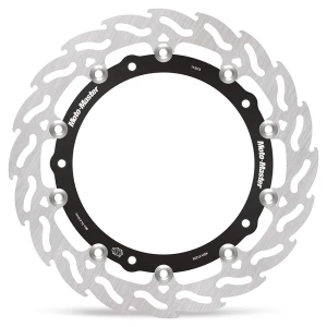 Flame Series Floating Rotor Black, Silver 