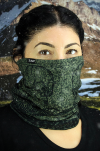 Motley Tube® Fleece Lined Neck Tube Green