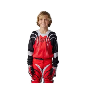 Tricou Copii Fox 180 Goat Strafer Rosu, nordicamoto.ro